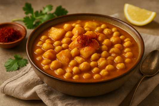 Safran-Kichererbsen-Eintopf (Orientalisch)