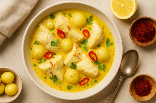 Safran-Hähnchen mit Joghurt (Persisch)